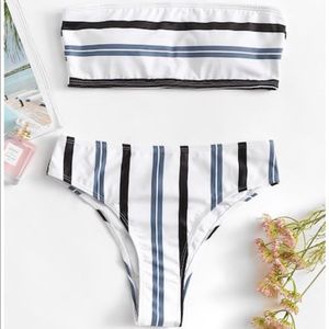 2 piece bandeau swimsuit